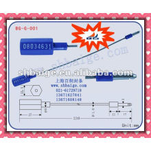 Edelstahl-Kabeldichtung BG-G-001, Sicherheitsplomben mit fester Länge, Barrier-Sicherheitssiegel, Logistikdichtung, Kabelabdichtung